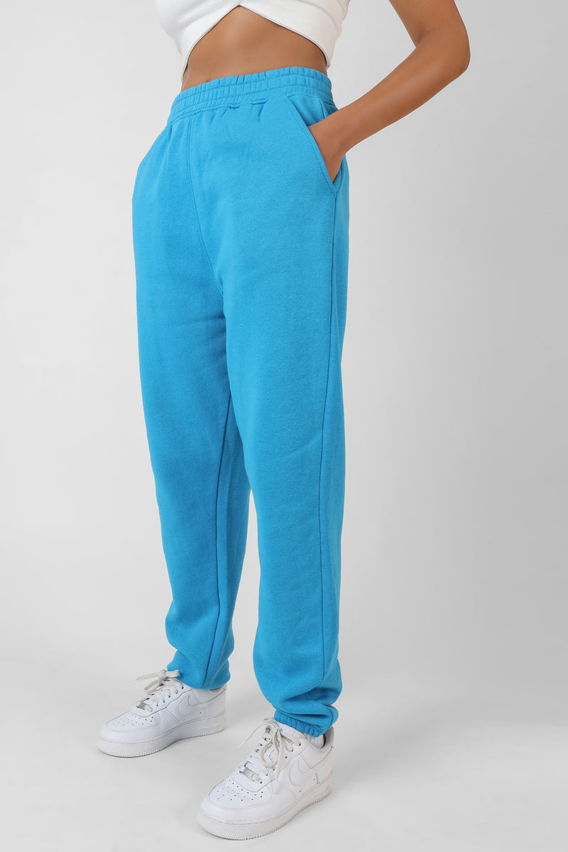 90'S OVERSIZED JOGGERS AI BLUE