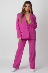 OVERSIZED DAD BLAZER PINK