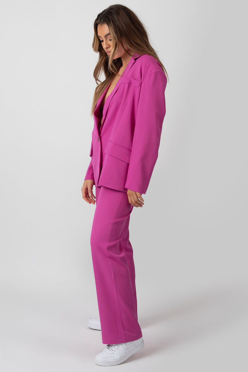 OVERSIZED DAD BLAZER PINK