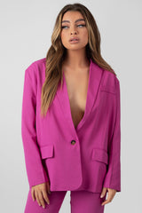 OVERSIZED DAD BLAZER PINK