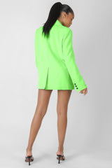 OVERSIZED MASCULINE BLAZER JACKET GREEN