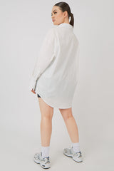 Oversized Poplin Shirt White