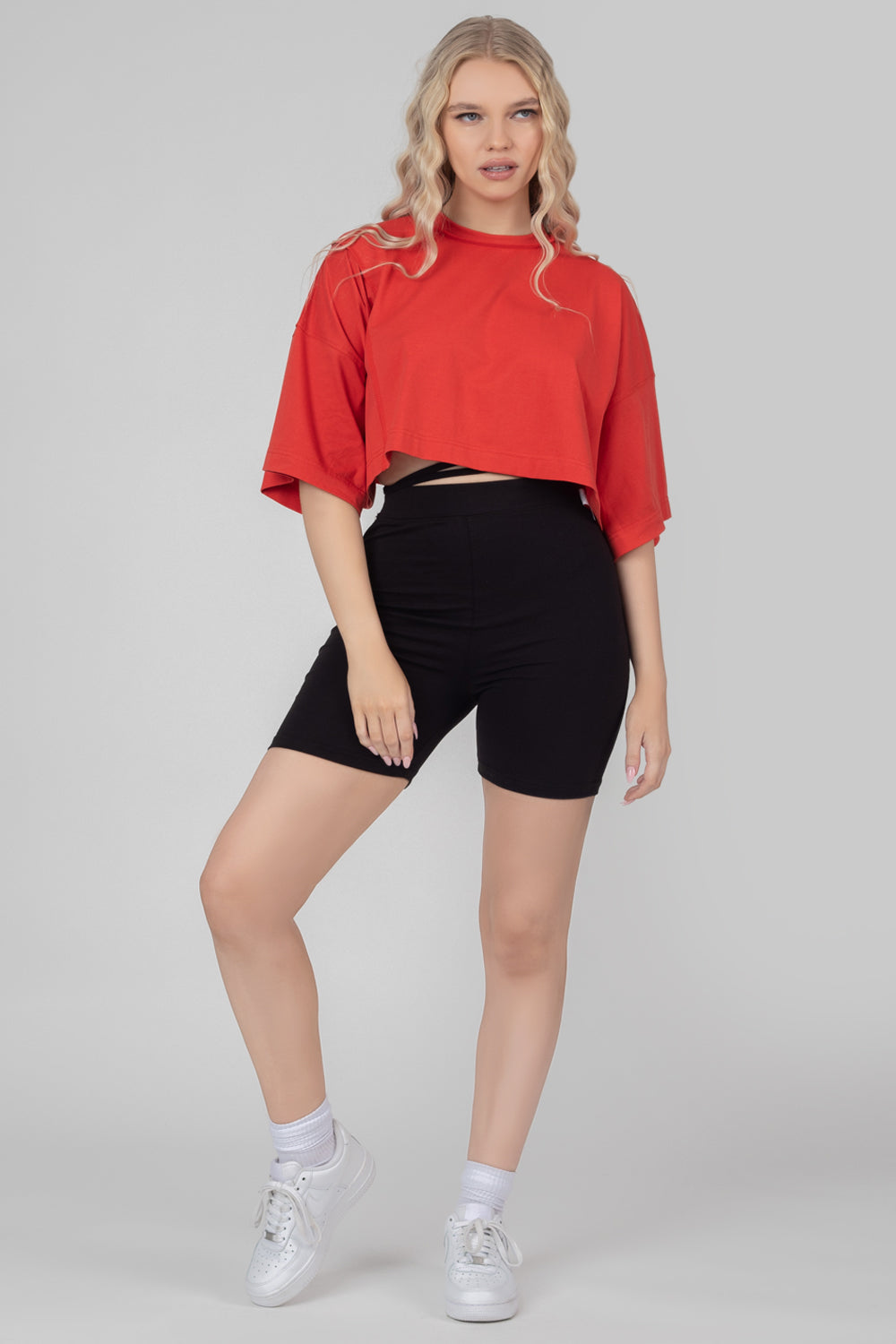 Tie waist black shop shorts