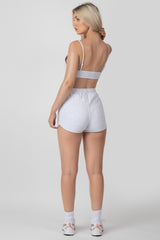 BOOTY SHORT OATMEAL MARL
