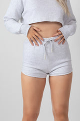 BOOTY SHORT OATMEAL MARL