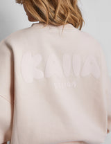 Kaiia Design Oversized Sweatshirt Pale Pink