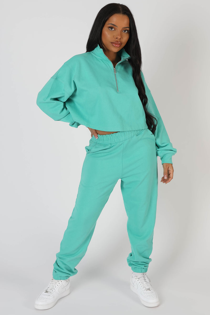 90'S OVERSIZED JOGGERS PEPPERMINT