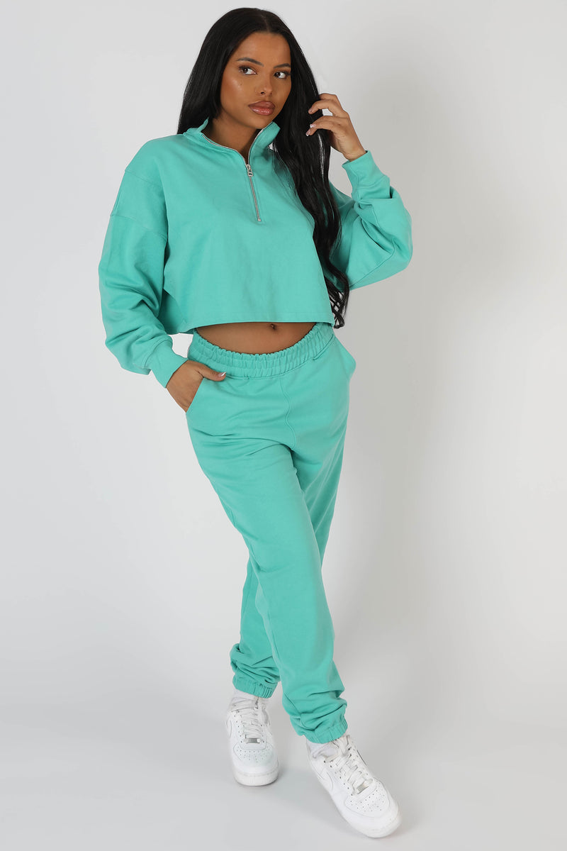 90'S OVERSIZED JOGGERS PEPPERMINT