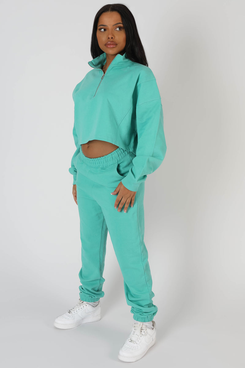 90'S OVERSIZED JOGGERS PEPPERMINT