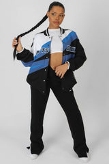 MOTORCROSS BOMBER JACKET BLUE