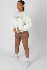 COLORADO SPRINGS OVERSIZED SWEATSHIRT ECRU