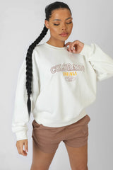 COLORADO SPRINGS OVERSIZED SWEATSHIRT ECRU