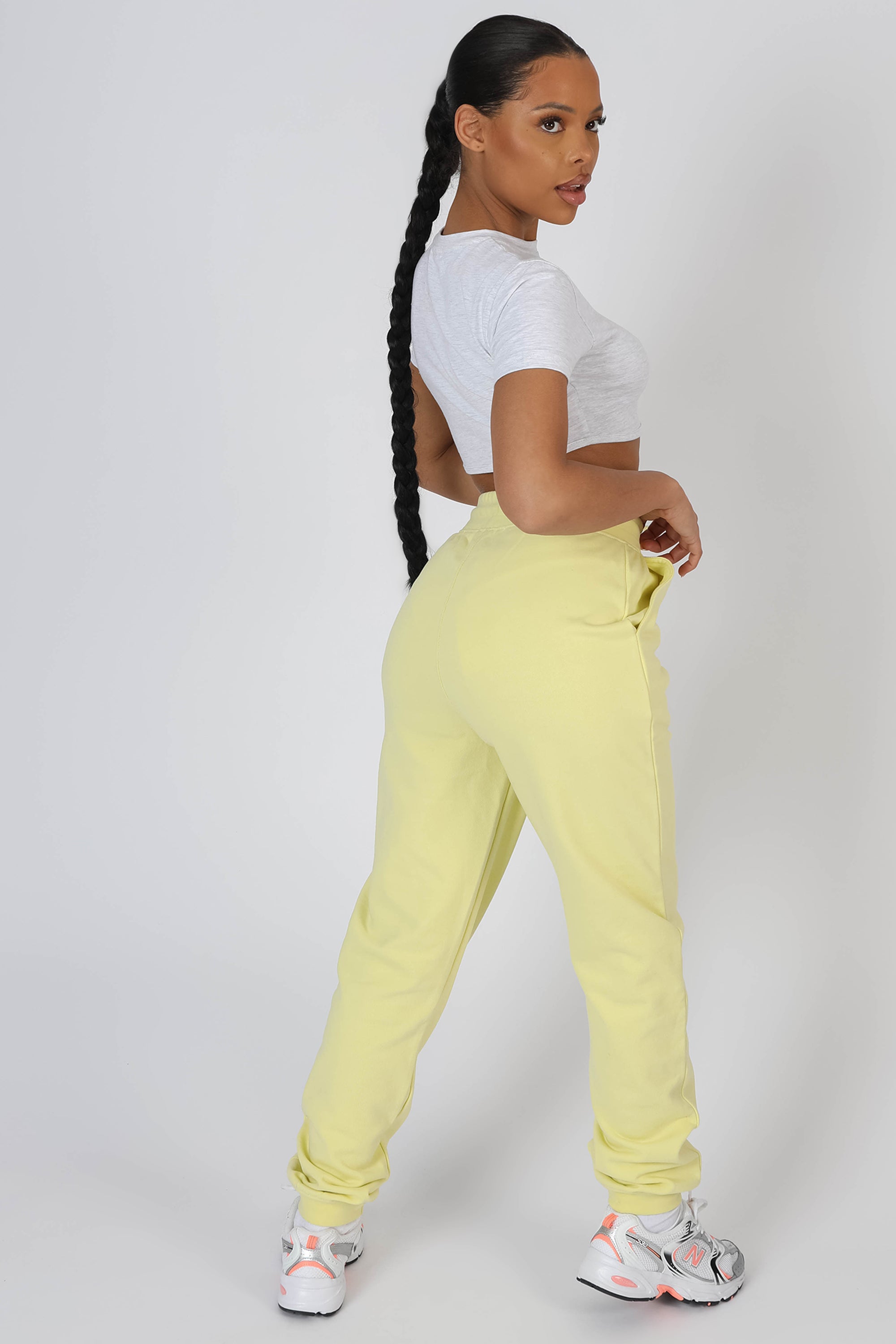 SEAM FRONT 90S JOGGER LEMON