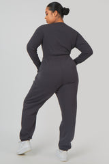 CURVE EXTREME HIGH LEG BODYSUIT DARK GREY