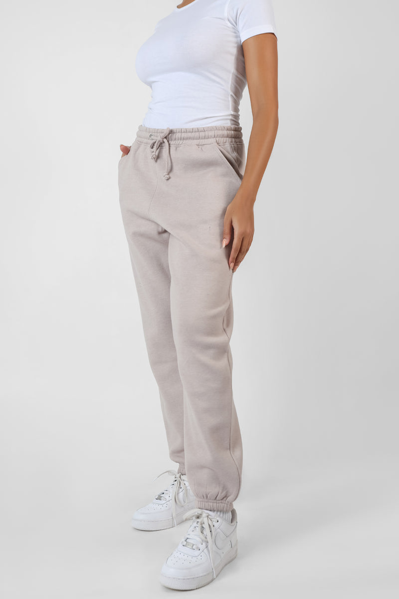 OVERSIZED DRAWSTRING JOGGERS LIGHT GREY
