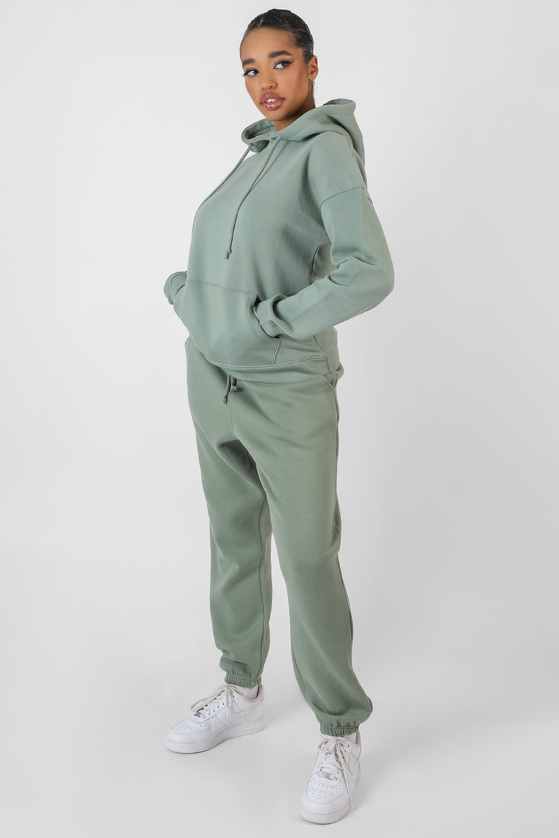 OVERSIZED DRAWSTRING JOGGERS KHAKI