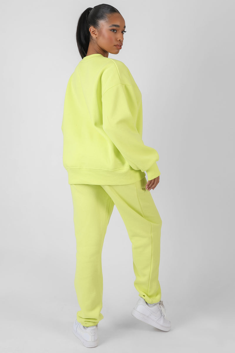 90S OVERSIZED JOGGERS LIME