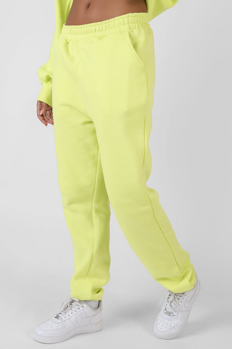 90S OVERSIZED JOGGERS LIME