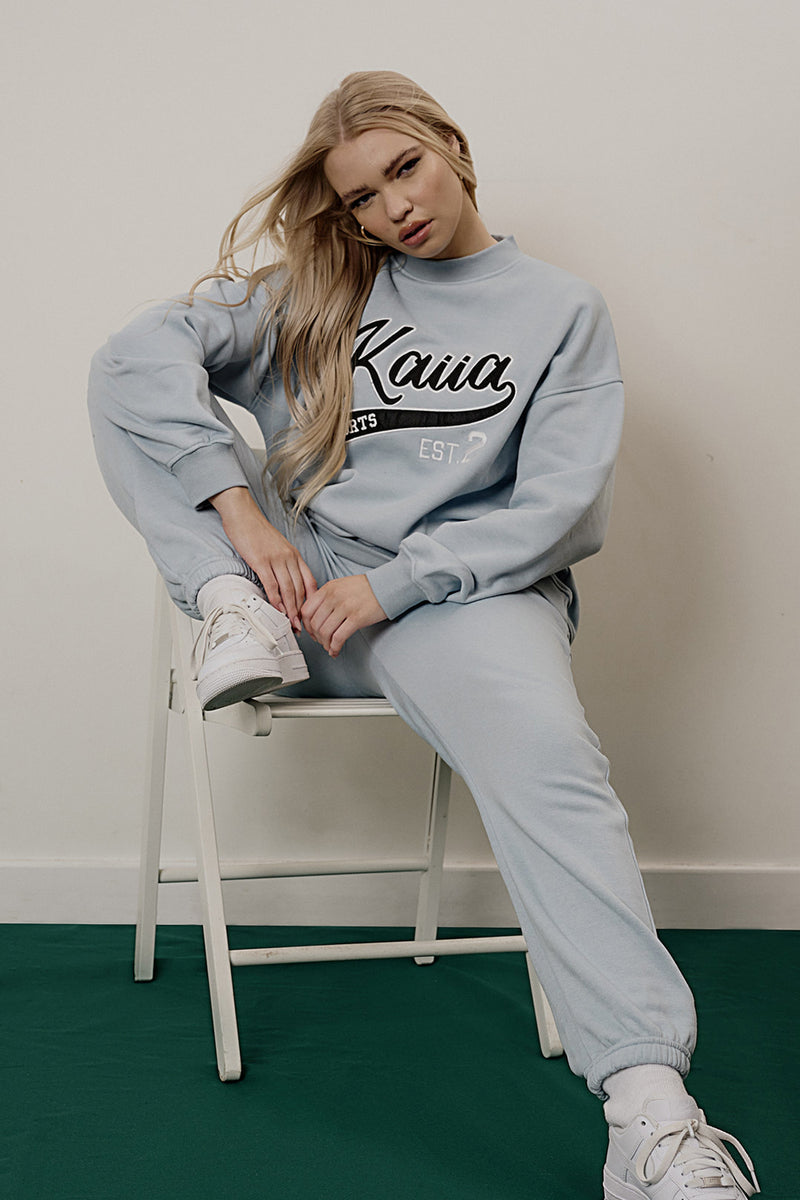 VARSITY 90'S JOGGERS ICE BLUE